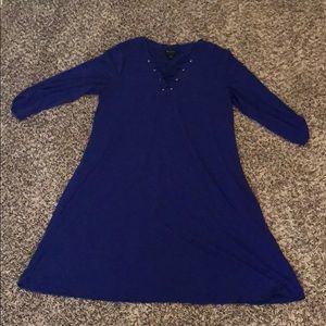 Stretchy blue dress